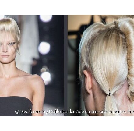 La coiffure double-face, du podium à la rue ?