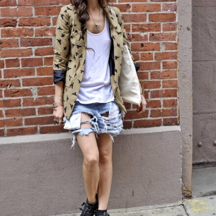 Des coiffures faussement floues : Streetstyle