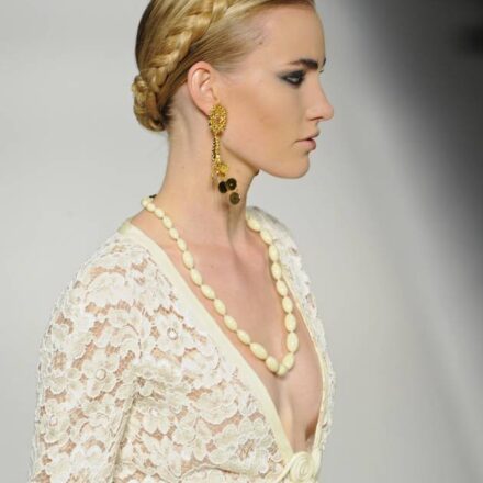 Le chignon tressé