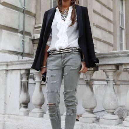 Nouez ses cheveux en une tresse loose : Streetstyle