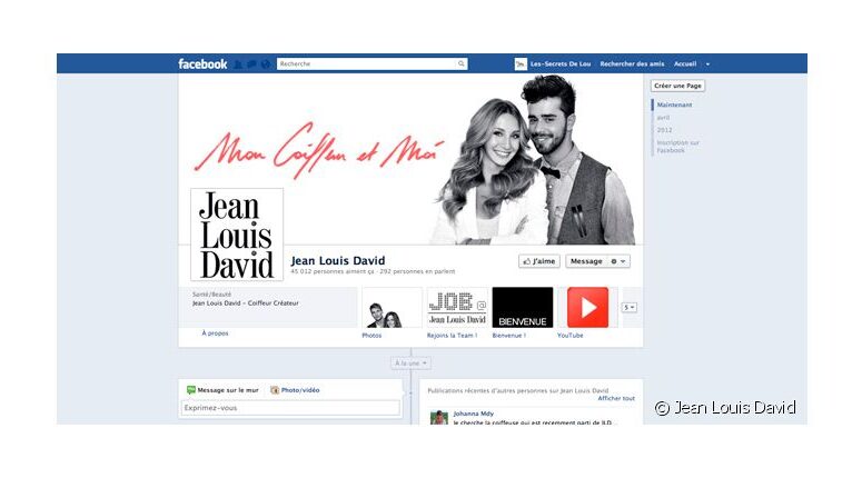 Rejoignez la Communauté Jean Louis David sur Facebook