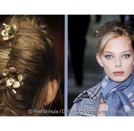 Le chignon banane flou