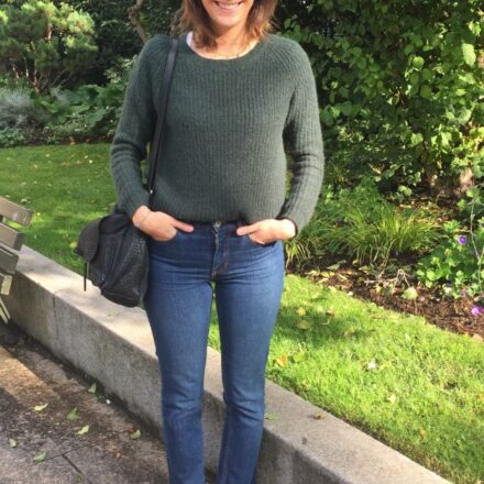 Mathilde, un look décontracté