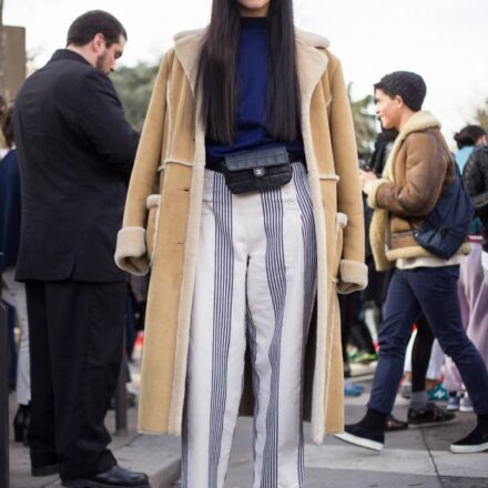 Les cheveux lisses à longueur XXL : Streetstyle