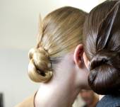 Le chignon éventail