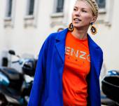 Streetstyle : La couronne tressée style Heidi