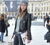 Porter le bonnet sur cheveux longs : Streetstyle