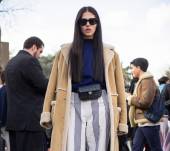 Les cheveux lisses à longueur XXL : Streetstyle